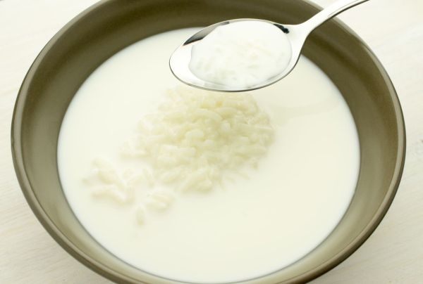 Mliečna polievka s ryžou |