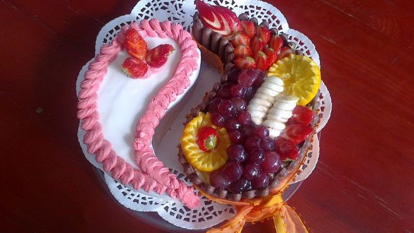 Můj ovocný dortík pro Kačenku |