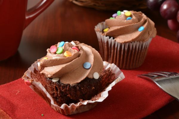 Čokoládové cupcakes s krémom z Mascarpone |