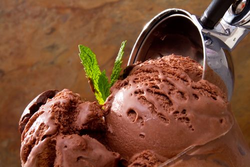 Čokoládová zmrzlina |
