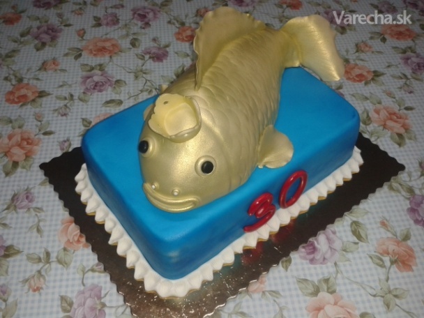 Torta zlatá rybka (fotorecept) recept