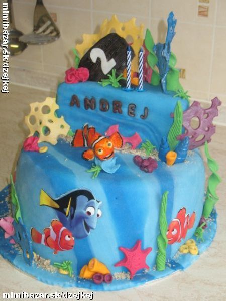 Moja torta Nemo pre Andrejka k 2.narodeninám