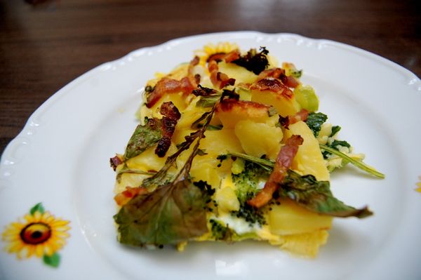 FOTORECEPT: Slaninové zemiaky s brokolicou a špenátom ...