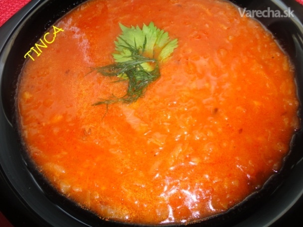 Rajčinová kapustová polievka (fotorecept) recept
