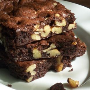 Americký chocolate cake alebo Brownies