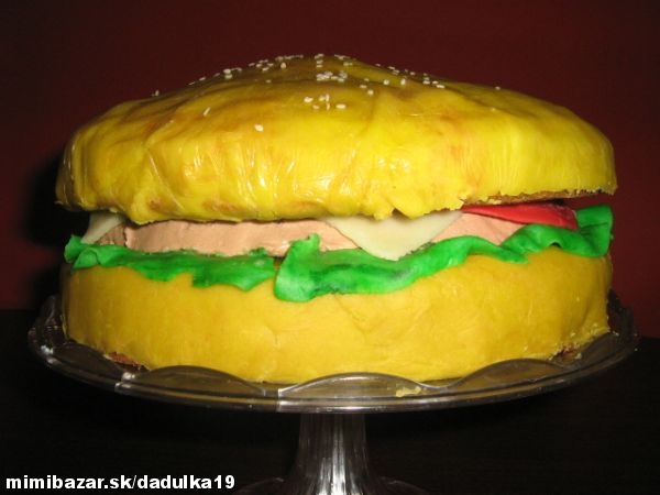 torta hamburger pre synovca.