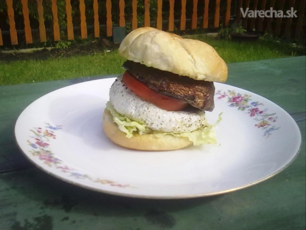 Vegetariansky burger so zrejúcim syrom a portobello recept ...