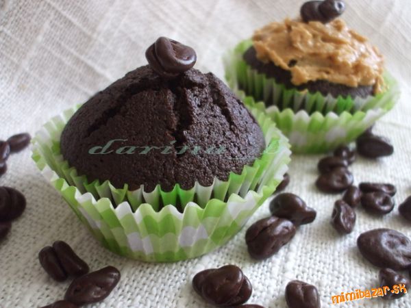 Čokoládovo pohánkové muffiny s kávou