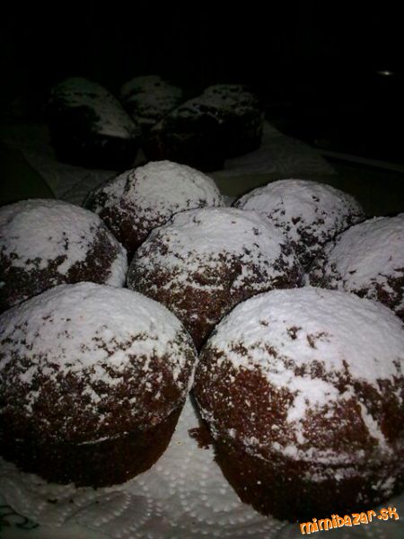 Čokoládovo zázvorové muffiny