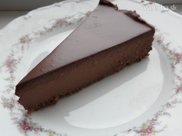 Čokoládový nepečený cheesecake (fotorecept) recept