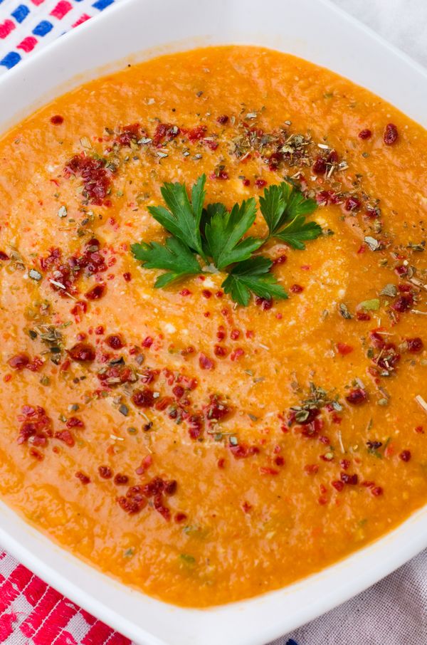 Pikantná šošovicová polievka s mrkvou