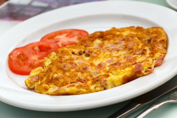 Šunková omeleta