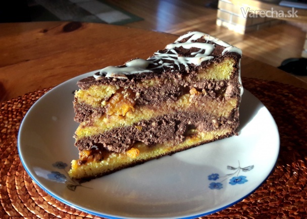 Pomarančovo-čokoládová torta recept