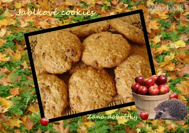 Jablkové cookies recept