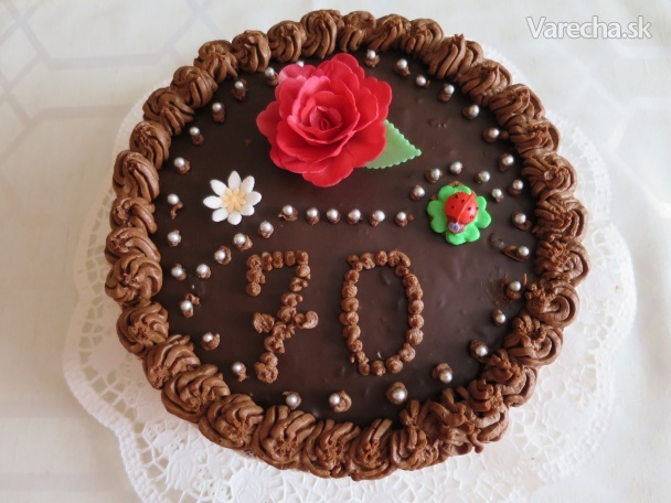 Čokoládová torta pre čokoholikov (fotorecept) recept