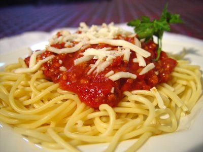 Špagety s paradajkovou omáčkou