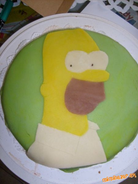 Torta Homer pre manžela