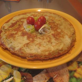 Tortilla de patatas-španielske národné jedlo