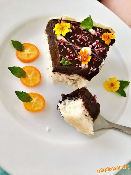 Fantastická kokosovo čokoládová tortička koláč