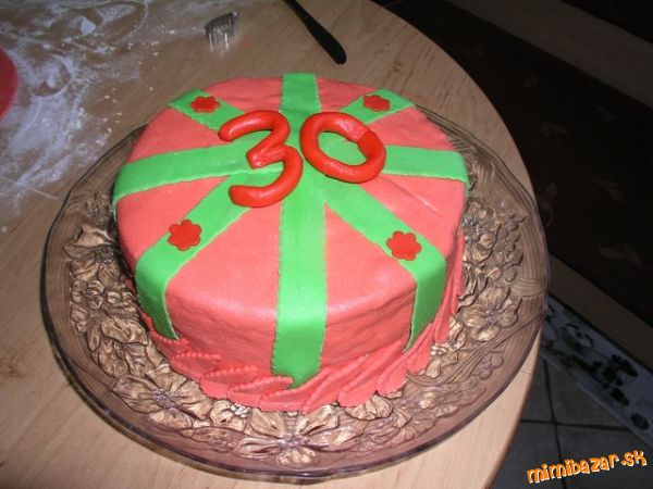 Torta darček k 30