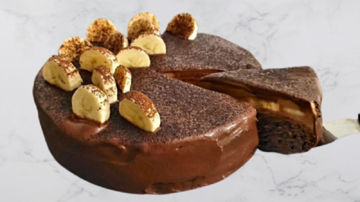 Banánovo-čokoládová torta (videorecept) recept