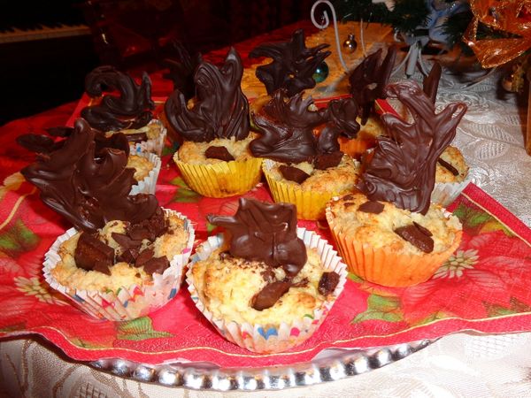 FOTORECEPT: Tvarohovo-banánové muffiny s kúskami čokolády ...