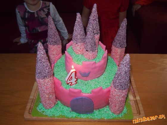 Torta domček pre princezné