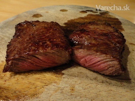 Šťavnatý hovädzí steak z mramorovej roštenky recept