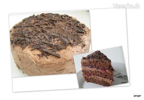 Čokoládovo-kakaová torta recept