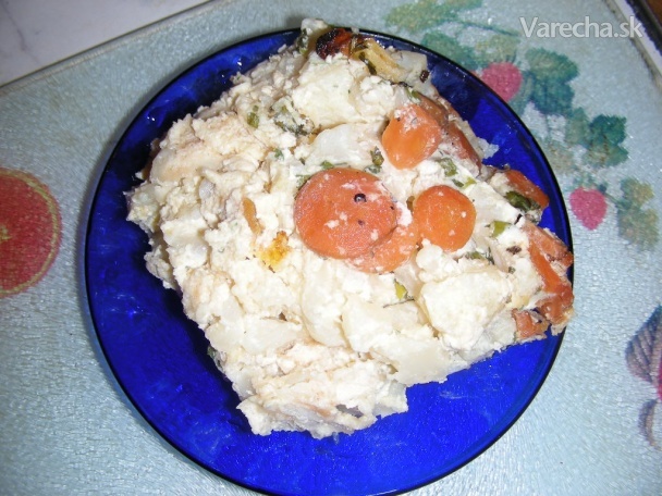 Karfiolová terina s mrkvou a syrom (fotorecept) recept
