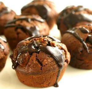 Bánánovo čokoládové muffiny