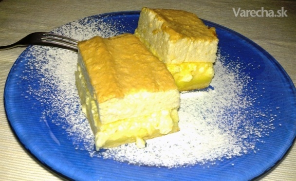 Tvarohový koláč v lístkovej vaničke (fotorecept) recept