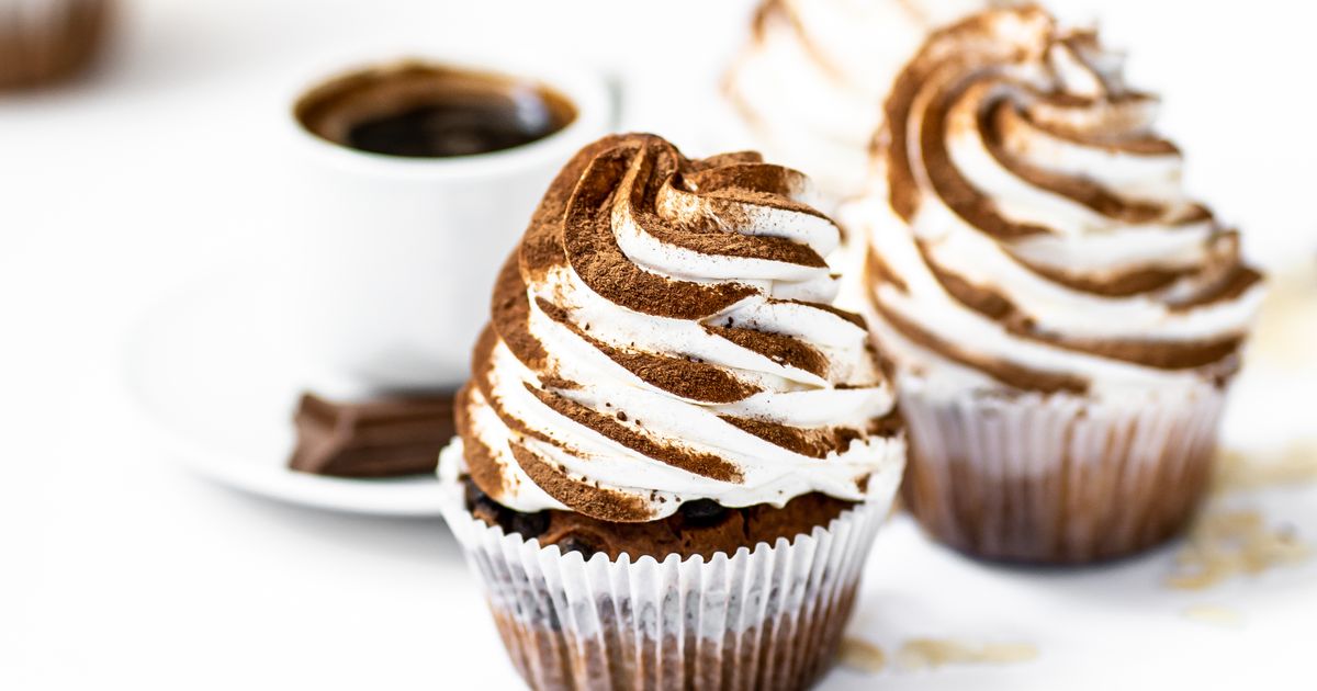 Kávové cupcakes recept 50min.